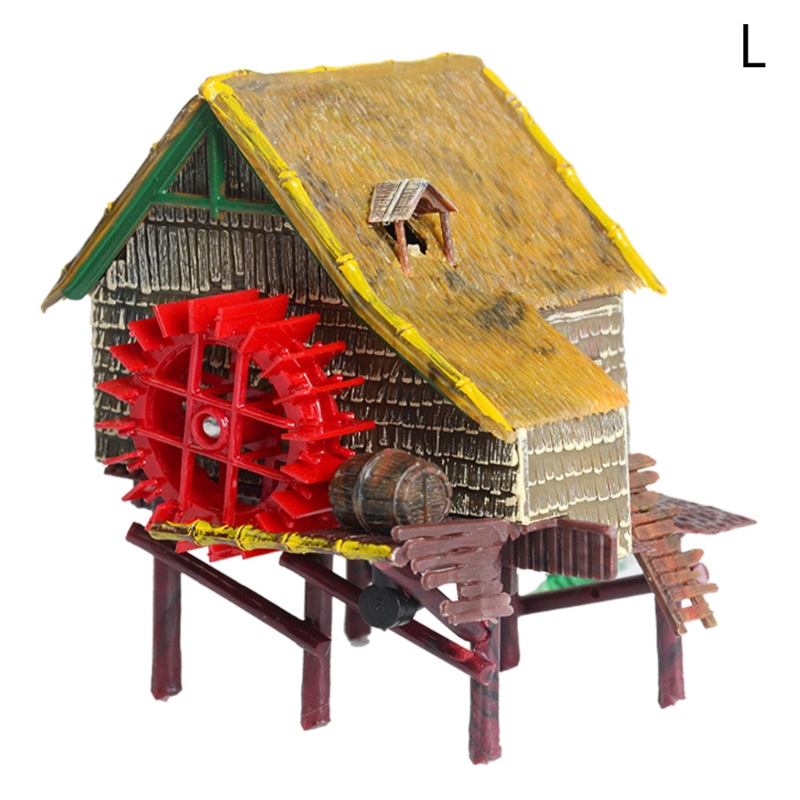 Fish Tank Landscaping Decoration Pneumatic Oxygenated Small Hut