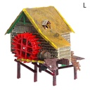 Fish Tank Landscaping Decoration Pneumatic Oxygenated Small Hut