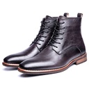 Men’s high-top boots made of genuine leather