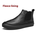 Men’s high-top leather boots with a classic British design