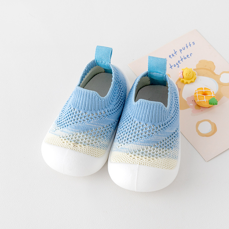 Knitted Mesh Kids’ Shoes with Soft Sole