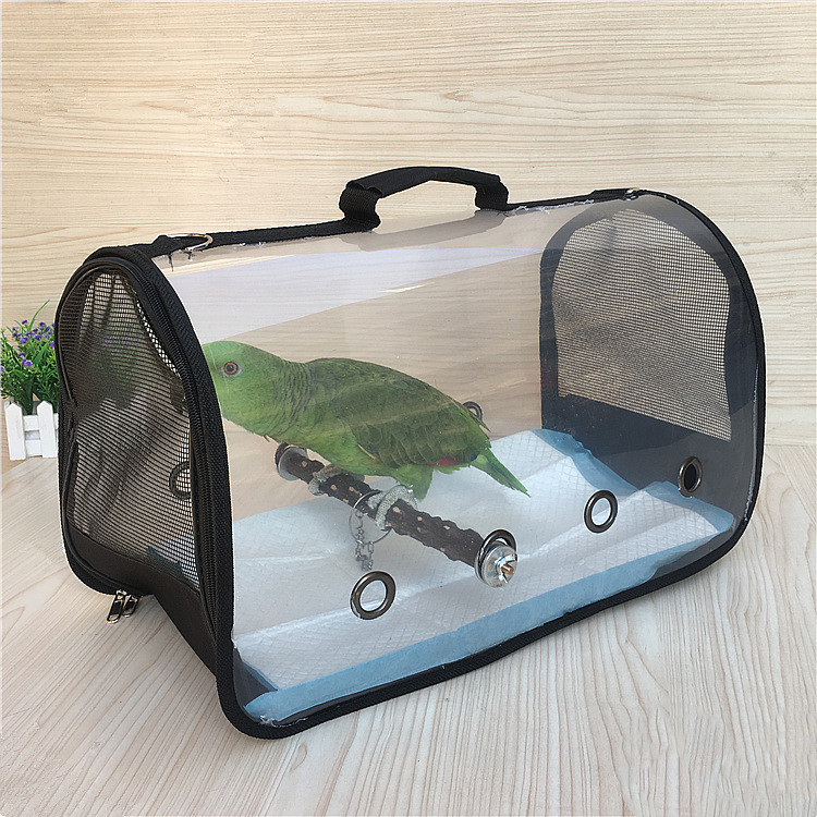 Portable Travel Carrier Bag for Birds and Parrots