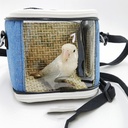 Medium-sized outing and carrying cage for parrots and birds