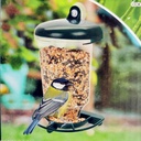 Transparent Hanging Automatic Bird Feeder with Protective Cover