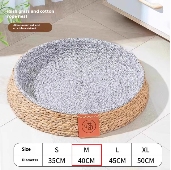 Breathable Rattan Cat Nest