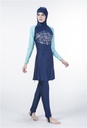 Islamic One-Piece Long-Sleeve Swimsuit