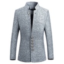 Men’s Slim-Fit Jacket with a Small Collar