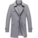 Men’s long jacket with a British style