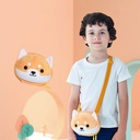 حقيبة أطفال كروس بتصميم كرتوني لكلب شيبا إينو