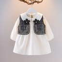 Girls Dress Western Style Two-piece Suit
