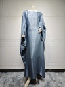 Summer Middle East Fashion Fil-Lumiere Satin Waist Dress
