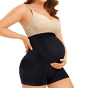 Comfortable Maternity Shorts with Supportive Design – Featuring a high waist and moderate stretch, made from lightweight and breathable fabric, specially designed to provide comfort and support for pregnant  women.