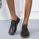 Beef Tendon Soft Bottom Mom Shoes Round Head Comfortable Slip-on Flat Shoes