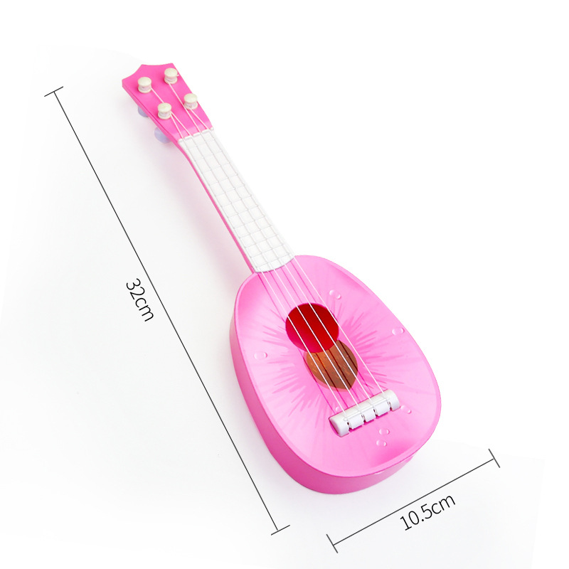 Children's Educational Toys Mini Can Play Ukulele Fruit Musical Instruments