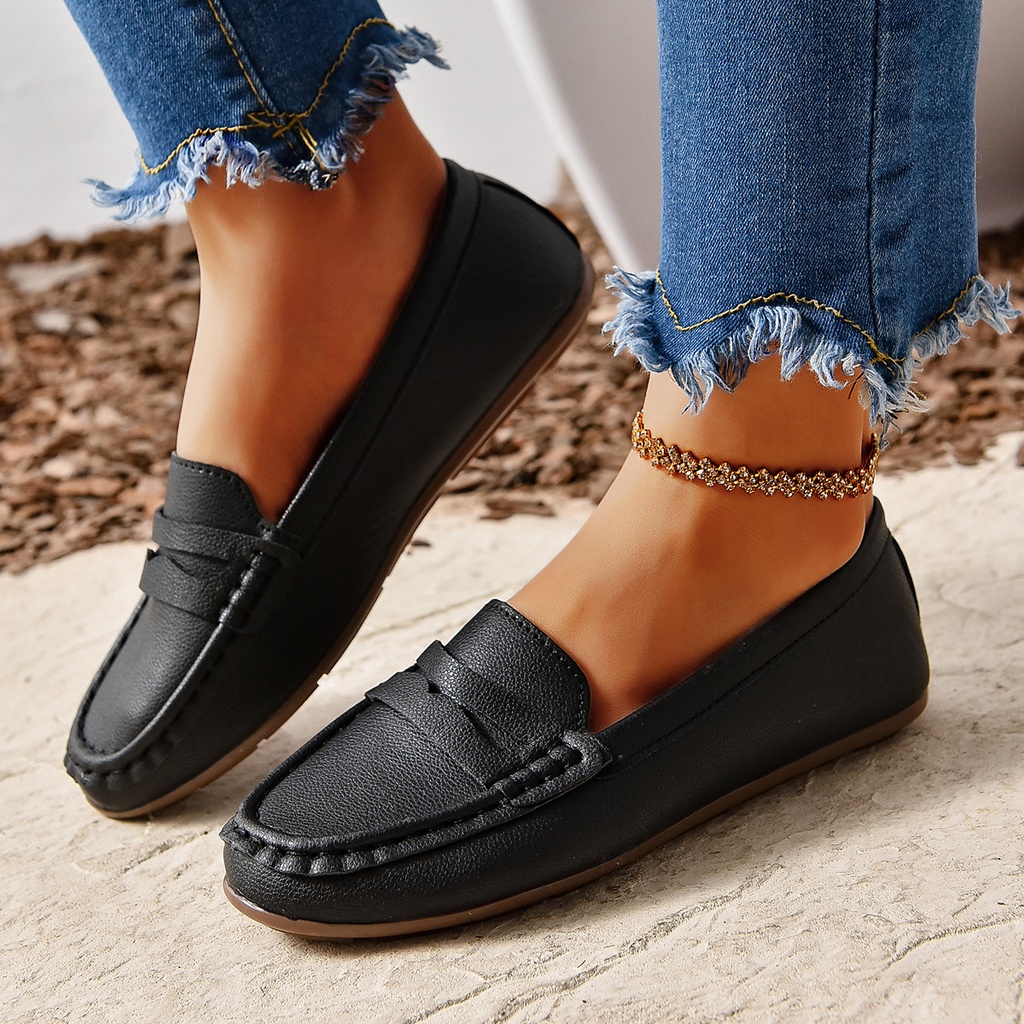 Cross-border Flat Gommino Women's Spring And Summer Soft Bottom