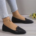 Plus Size Shallow Mouth Pumps Women's New Simple Flat Gommino