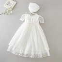 Newborn Lengthened Baptism Dress Baby Dress For One Year Old Suit