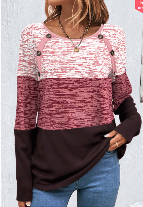 تيشيرت بأزرار وألوان متنوعة لفصلي الخريف والشتاء