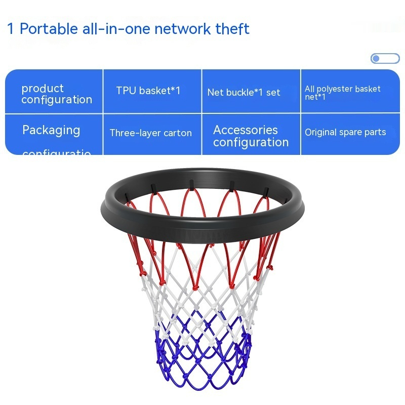 Portable Basketball Net Frame Indoor And Outdoor Removable Professional