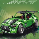 Lie-down Sports Car Assembled Model Building Blocks Toys