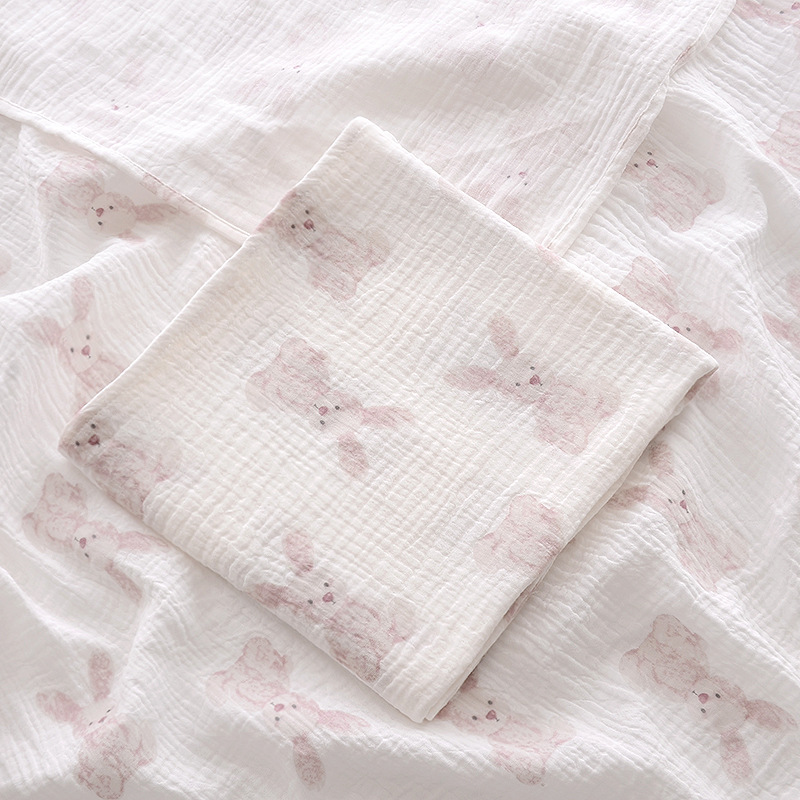 Baby's Bath Towel Gauze Cotton Newborn Baby Absorbent Quilt