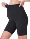 High Waist Slim-fit Five-point Belly Support Sports Fitness Maternity Pants