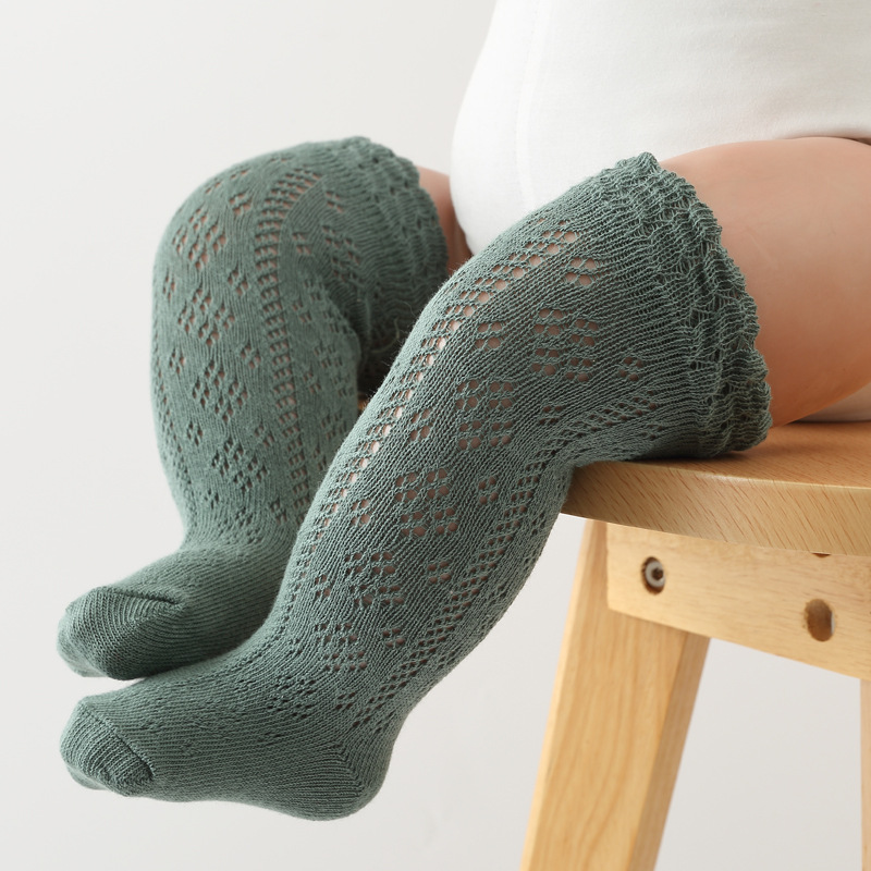 Hollow Lace Mouth Baby's Socks Loose Mouth Anti-mosquito Air Conditioner Stockings