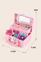 Children's Family Princess Girls' Cosmetic Lipstick Powder Blusher Makeup Box