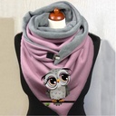 Women's Cotton Malaysia Warm Button Scarf