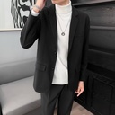 Men's Korean Casual Versatile Solid Color Jacket