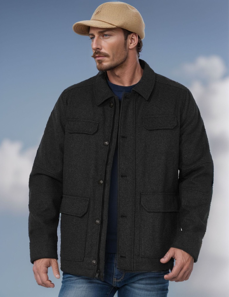 Decorative Retro Casual Jacket Coat