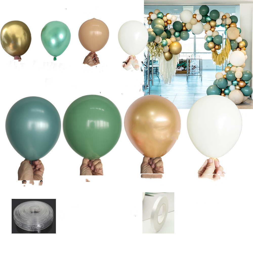 Decorate your occasions with a balloon garland, perfect for birthdays and welcoming a newborn, adding a touch of joy to the atmosphere 