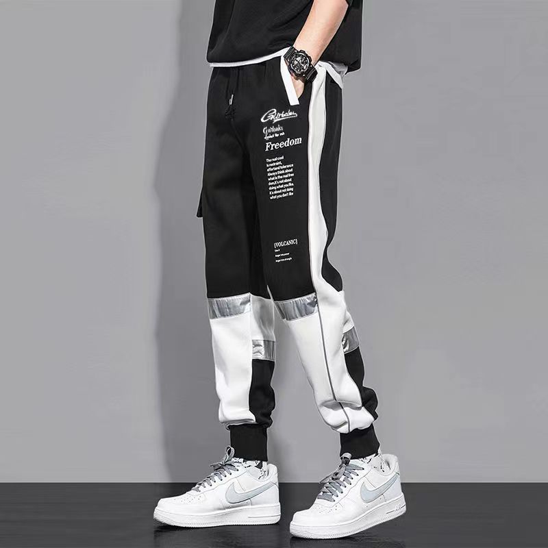 Men's Sports Loose Trendy Overalls Casual Pants