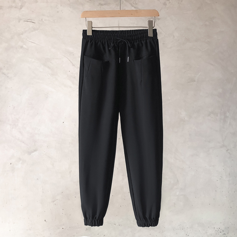 Pants Men's Tie-Foot Nine-Point Fashion Casual Pants Men's Sports Pants