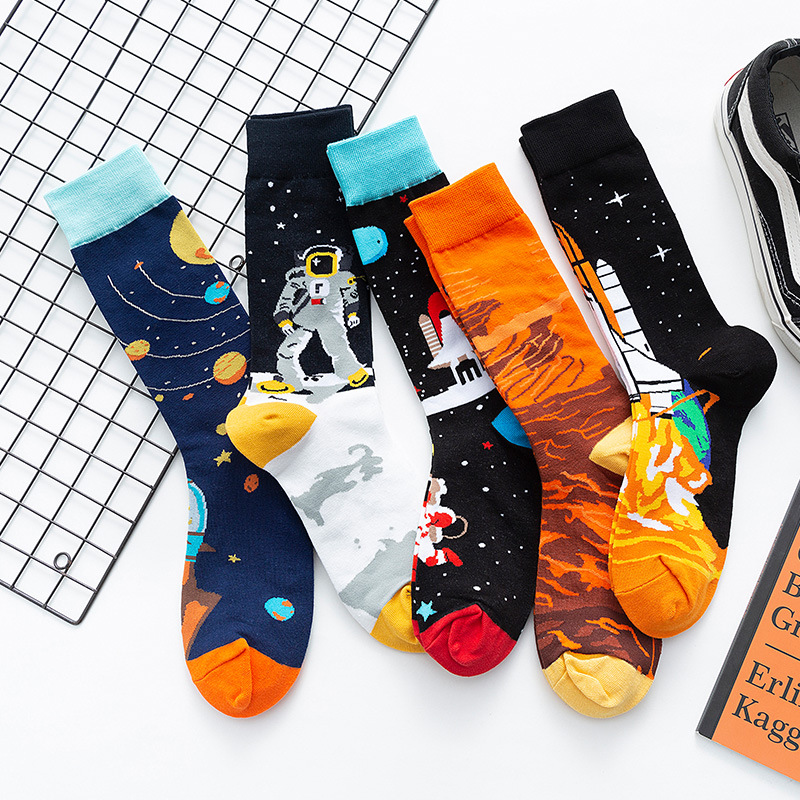 Men's Cotton Breathable Sweat Absorbing Tube Socks