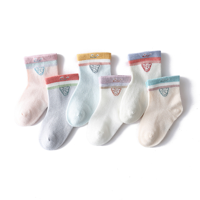 Children's Socks Thin Cotton Baby Sweet Cartoon Newborn