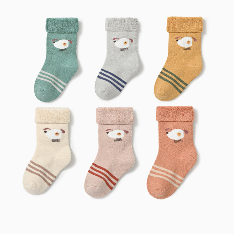 Baby Cotton Socks Cotton Mid Tube Lengthening And Thickening