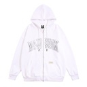 Letter Spray Painting Printed Hoodie Loose Casual Men