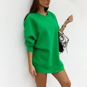 Women's Solid Color High Waist Loose And Slim