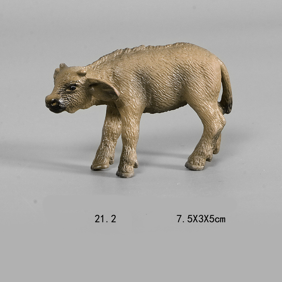 Solid Simulation Animal Model Of Cow Ornaments