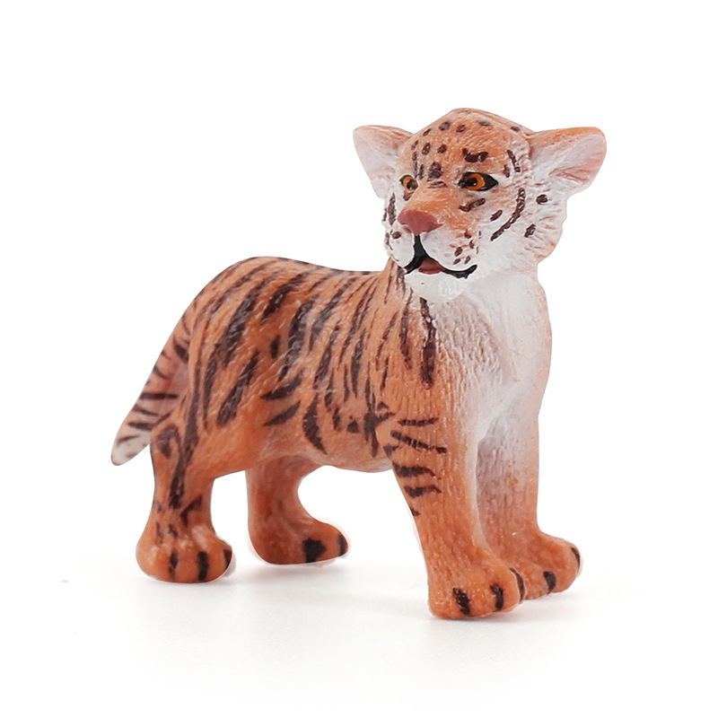 Children's Mini Simulation Wild Tiger Model Ornaments