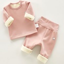 Two-piece high waist underwear suit