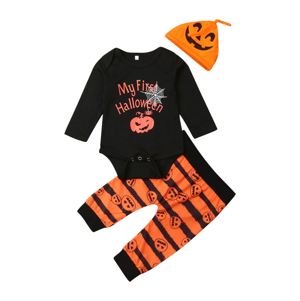 Pumpkin face three-piece set