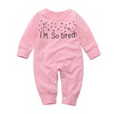 Baby letter long sleeve romper