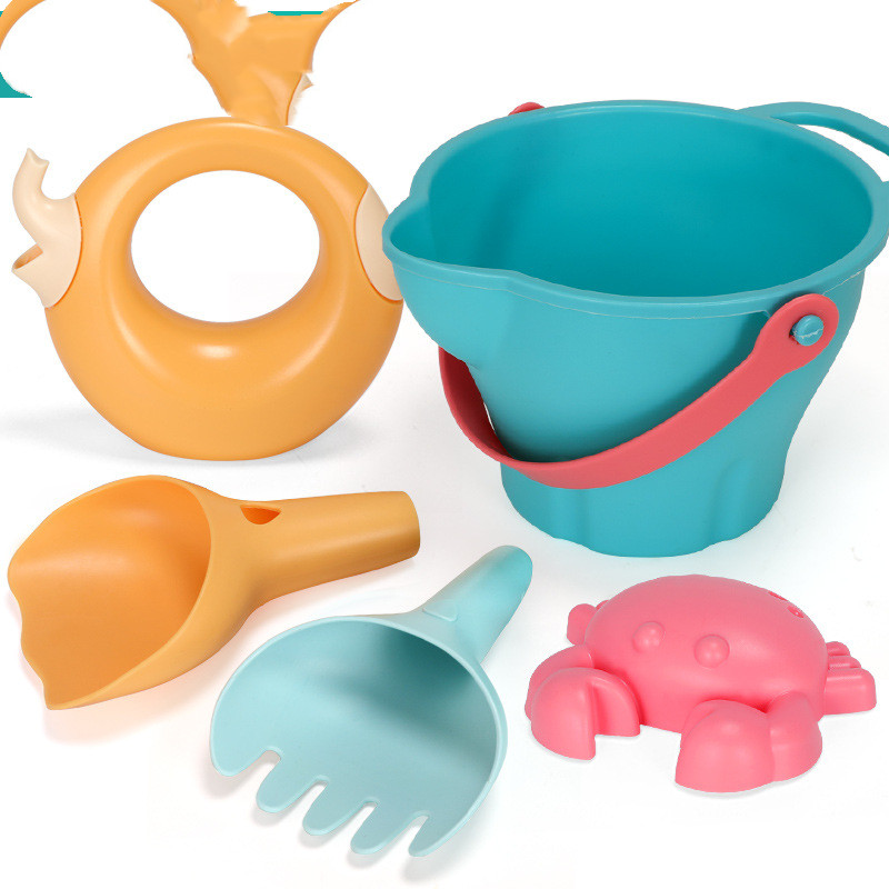 Soft Rubber Beach Toys, Playing With Water And Sand At The Beach, Summer Is Hot