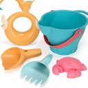 Soft Rubber Beach Toys, Playing With Water And Sand At The Beach, Summer Is Hot
