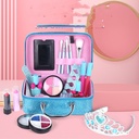 Cross-Border Children'S Cosmetics Toy Princess Girl Play House Makeup Eye Shadow Nail Polish Crown Makeup Box Set