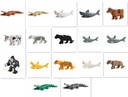 Cartoon Animal Building Blocks Small Particles Fighting Insert Early Education Building Block Toys