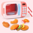 Simulation kitchen electric microwave toy