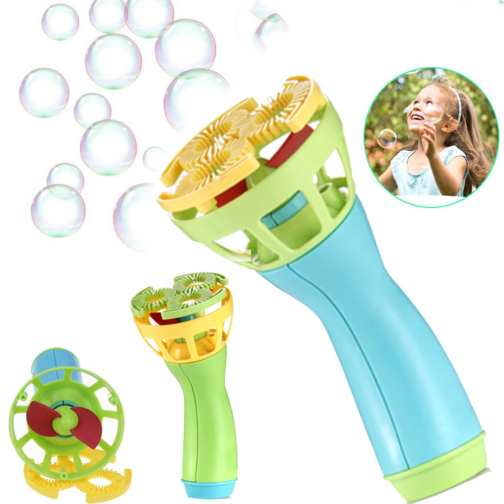 Electric fan bubble machine